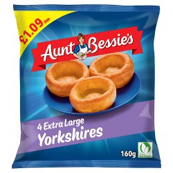 Aunt Bessie's 4 Extra Large Yorkshires 160g