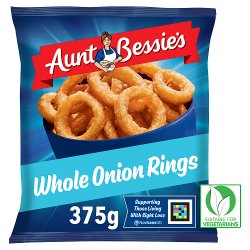 Aunt Bessie's Crispy Whole Onion Rings 375g