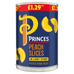 Princes Peach Slices in Light Syrup 410g
