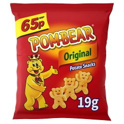 Pom-Bear Original Crisps 19g, 65p PMP