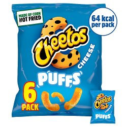 Cheetos Puffs Cheese Multipack Snacks Crisps 6x13g