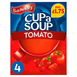 Batchelors Cup a Soup Tomato 4 Instant Soup Sachets 93g