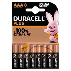 Duracell Plus AAA 8 Special Offer pack