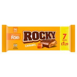 Fox's Rocky Caramel Bars 7 x 19.5g (136.5g)