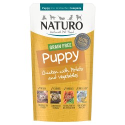 Naturo Natural Pet Food Chicken with Potato and Vegetables Puppy 2 to 12 Months 150g