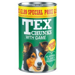 Tex Chunks with Game 1.2kg