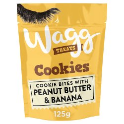 Wagg Cookie Treats Peanut Butter & Banana 125g