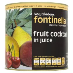 Ivory Ledoux Fontinella Fruit Cocktail in Juice 2.5kg