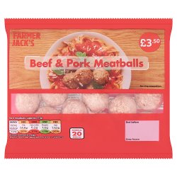 Farmer Jack's Beef & Pork Meatballs 240g