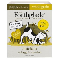 Forthglade Chicken with Oats & Vegetables Complete Meal Puppy 2-12 Months 395g