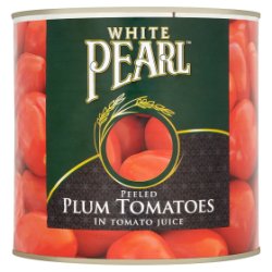 White Pearl Peeled Plum Tomatoes in Tomato Juice 2.5kg