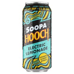Soopa Hooch Electric Lemonade Caffeinated Alcoholic Beverage 440ml