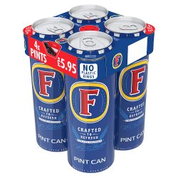 Foster's Lager Beer 4 x 568ml Cans