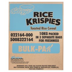 Kellogg's Bulk-Pak Rice Krispies Toasted Rice Cereal 10kg