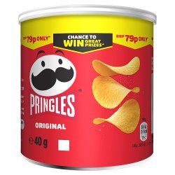 Pringles Original Crisps Can 40g