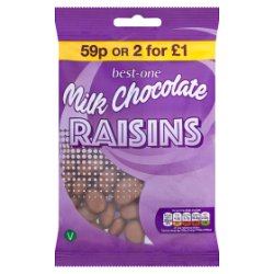Best-One Milk Chocolate Raisins 75g