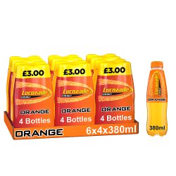 Lucozade Energy Drink Orange 4x380ml PMP £3.00