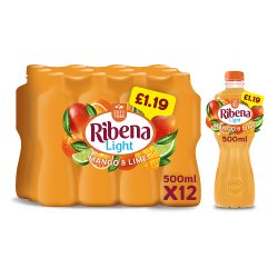 Ribena Mango and Lime Juice Drink No Added Sugar 500ml PMP £1.19