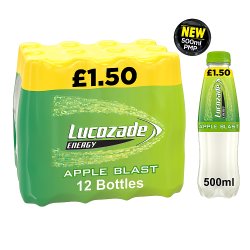 Lucozade Energy Drink Apple 500ml PMP £1.50
