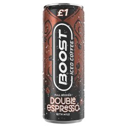 Boost Iced Coffee Double Espresso with Milk 250ml