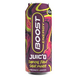 Boost Energy Juic'd Tropical Fruit Sour Punch 500ml