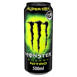Monster Energy Drink Nitro Super Dry 12 x 500ml PM £1.65