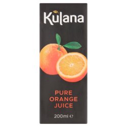 Kulana Pure Orange Juice 200ml