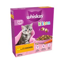 Whiskas Kitten Chicken Dry Cat Food 800g