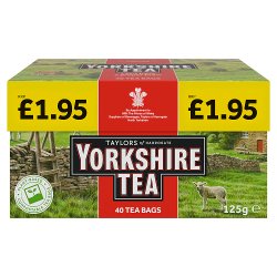 Yorkshire Tea 40 Tea Bags 125g