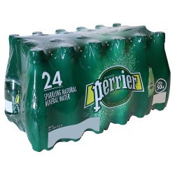 Perrier Sparkling Natural Mineral Water 24x500ml