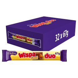 Cadbury Wispa Gold Duo Chocolate Bar 67g