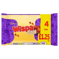 Cadbury Wispa Gold 4 x 33.5g (134g)