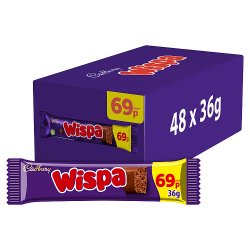Cadbury Wispa Chocolate Bar 69p PMP 36g
