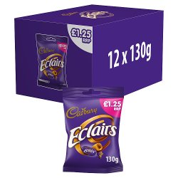 Cadbury Eclairs Chocolate Bag £1.25 PMP 130g