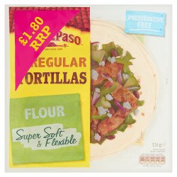 Old El Paso Regular Tortillas 326g
