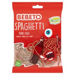 Bebeto Spaghetti Sour Cola Soft Candy 70g