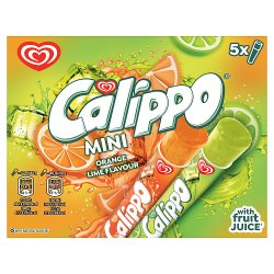 Heartbrand Calippo Mini Ice Lollies Orange & Lemon-Lime 5x 80 ml 