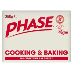 Phase Cooking & Baking 75% Vegetable Fat Spread 250g