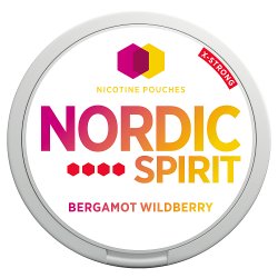 Nordic Spirit Bergamot Wildberry Extra Strong Nicotine Pouches