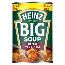 Heinz Big Soup Beef & Veg 400g