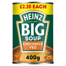 Heinz Big Soup Chicken & Vegetable PMP 400g