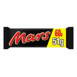 Mars Chocolate £0.60 PMP Bar 51g