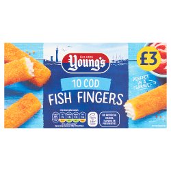 Young's 10 Cod Fish Fingers 250g
