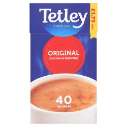 Tetley Original 40 Tea Bags 125g