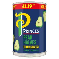Princes Pear Halves in Light Syrup 410g