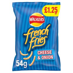 Walkers French Fries Cheese & Onion Snacks Crisps £1.25 RRP PMP 54g