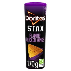 Doritos Stax Flaming Chicken Wings Flavour Corn Chips 170g
