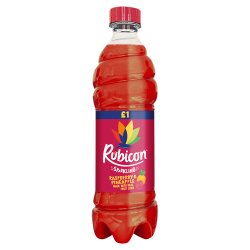 Rubicon Sparkling Raspberry Pineapple 500ml Bottle PMP £1