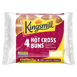 Kingsmill 4 Hot Cross Buns