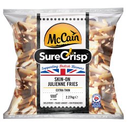 McCain SureCrisp Skin-On Julienne Fries Extra Thin 2.27kg